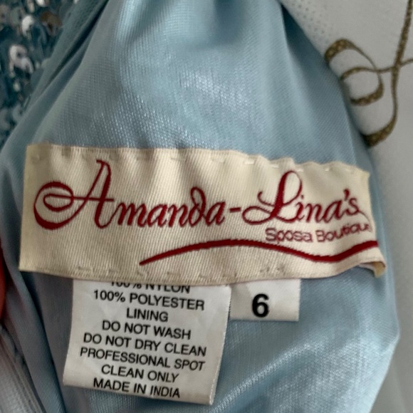 Women’s long sequins evening dress - BRAND NEW - Picture 3 of 7